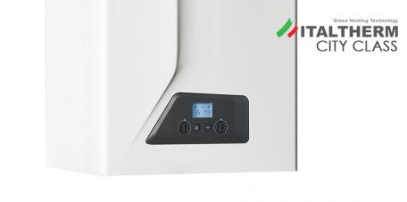 Купити Газовий котел ITALTHERM CITY CLASS 24 C, двоконтурний у разділі  Котел настінний двоконтурний. ✈ Доставка по Україні. Краща ціна 30252 грн.  у магазині Теплота Харків. | Теплота Харків